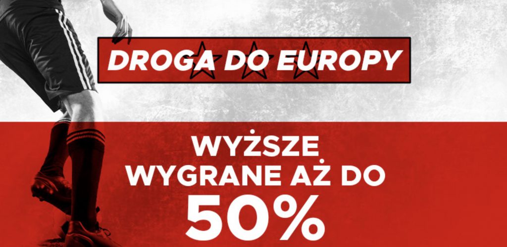 50% wygranych więcej na mecze Polaków w el. Euro 2020 w Betclic!